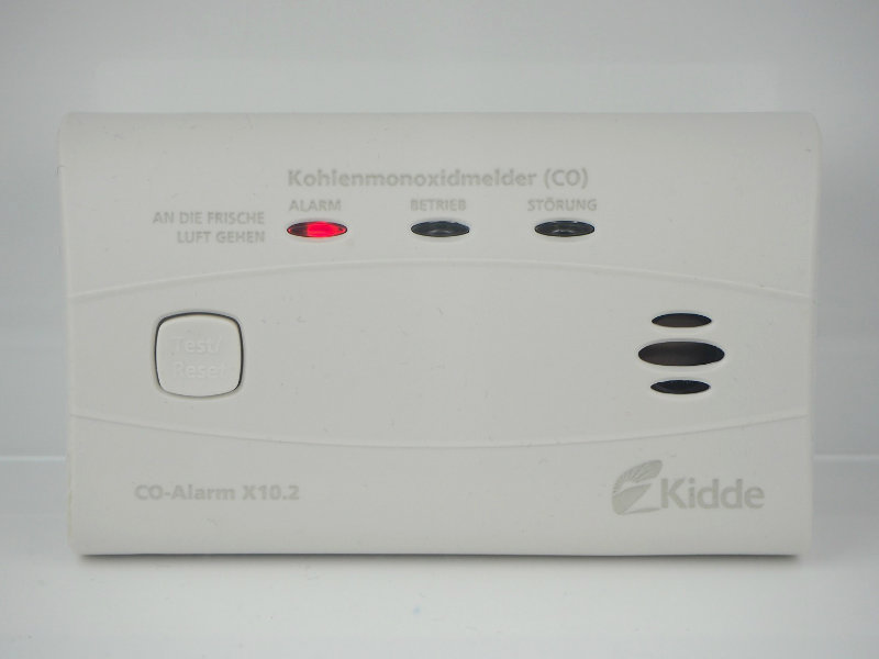 Kidde X10.2 rote LED bei Alarm